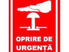 Placuta pentru oprire de urgenta