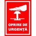 Placuta pentru oprire de urgenta